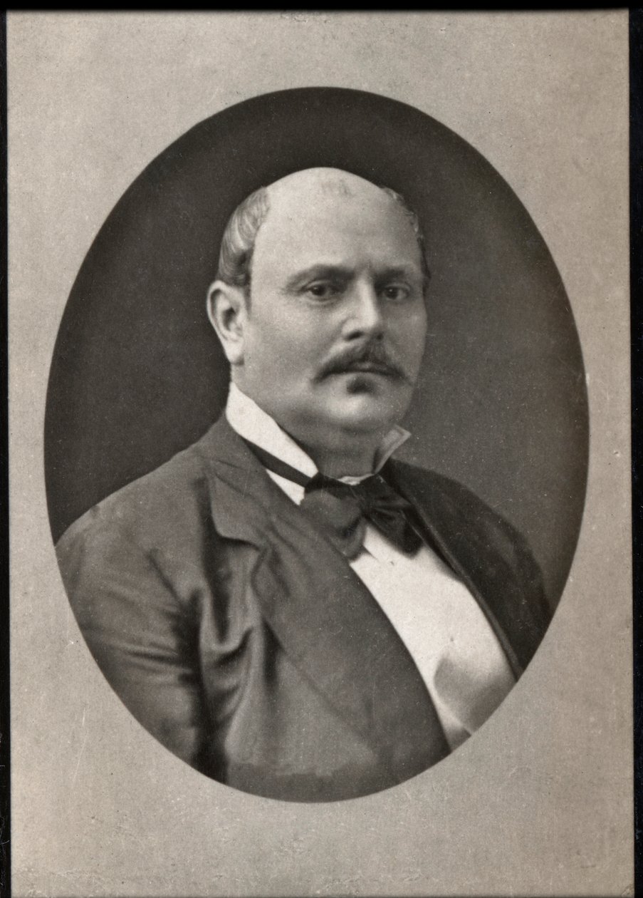 Xavier de Montepin (1823-1902) francia író portréja. alkotó: French Photographer