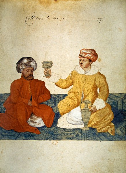Könnyű török étel, 1567 (wc papíron) alkotó: French School