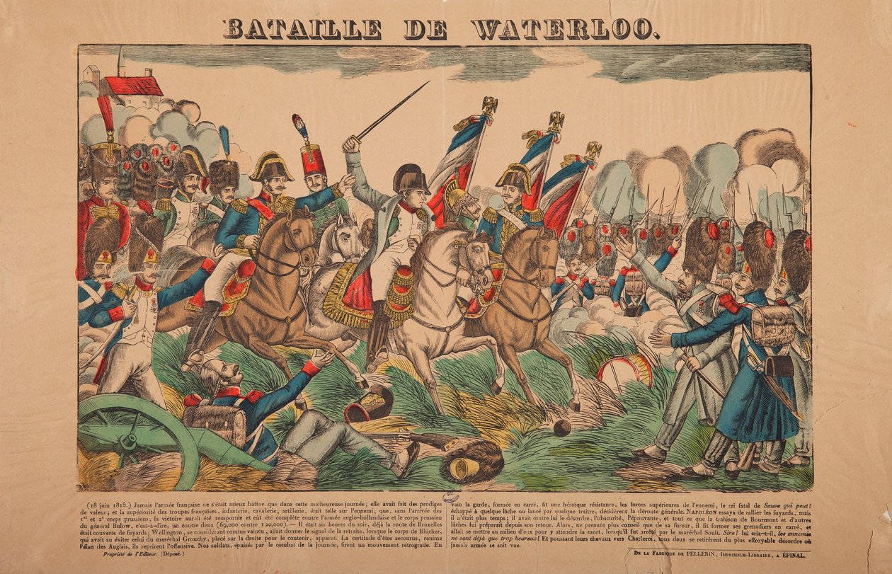 Waterloo-i csata alkotó: French School