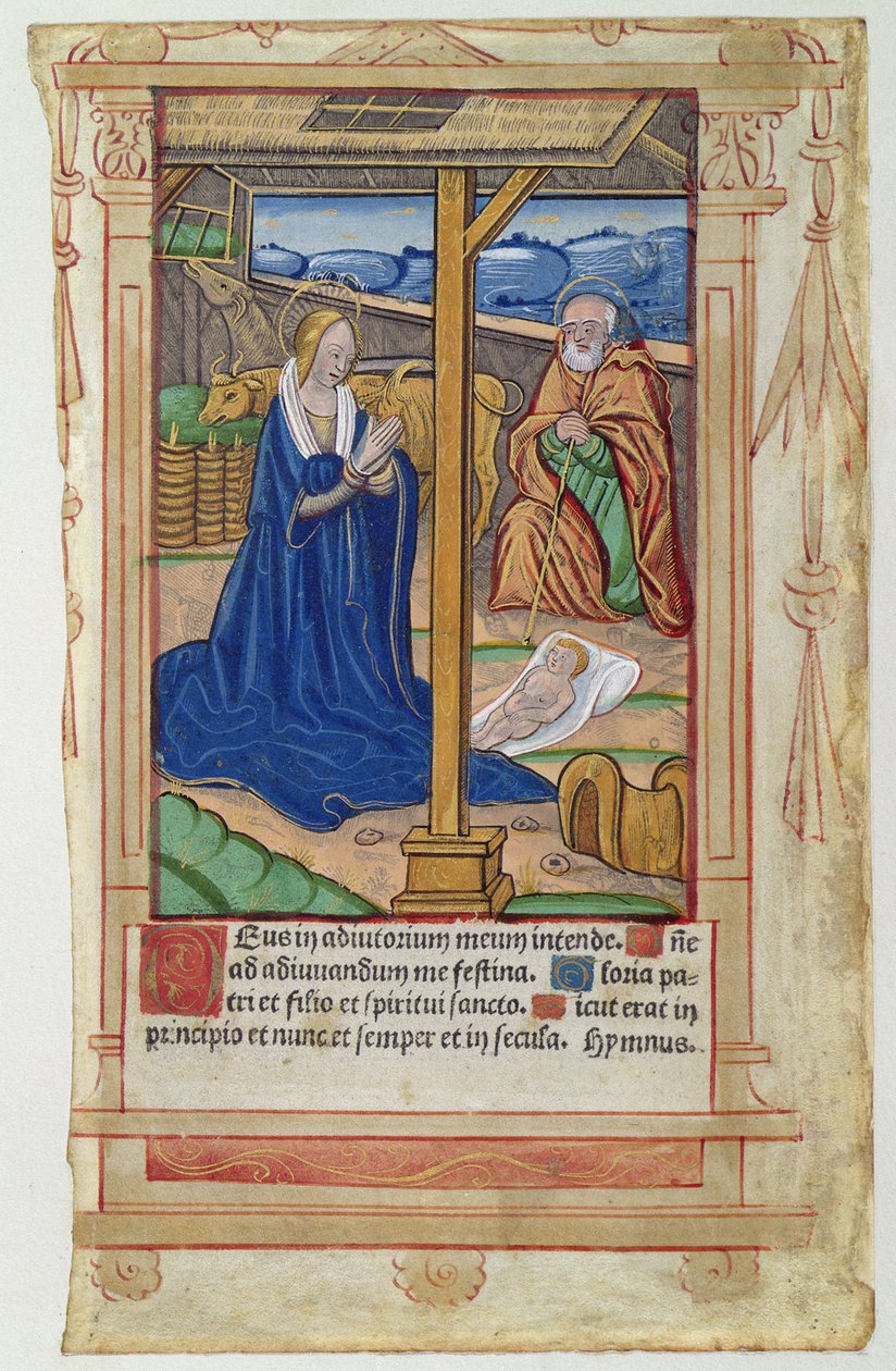 CL 22719B Születés, Feuillets de Psaumes alkotó: French School