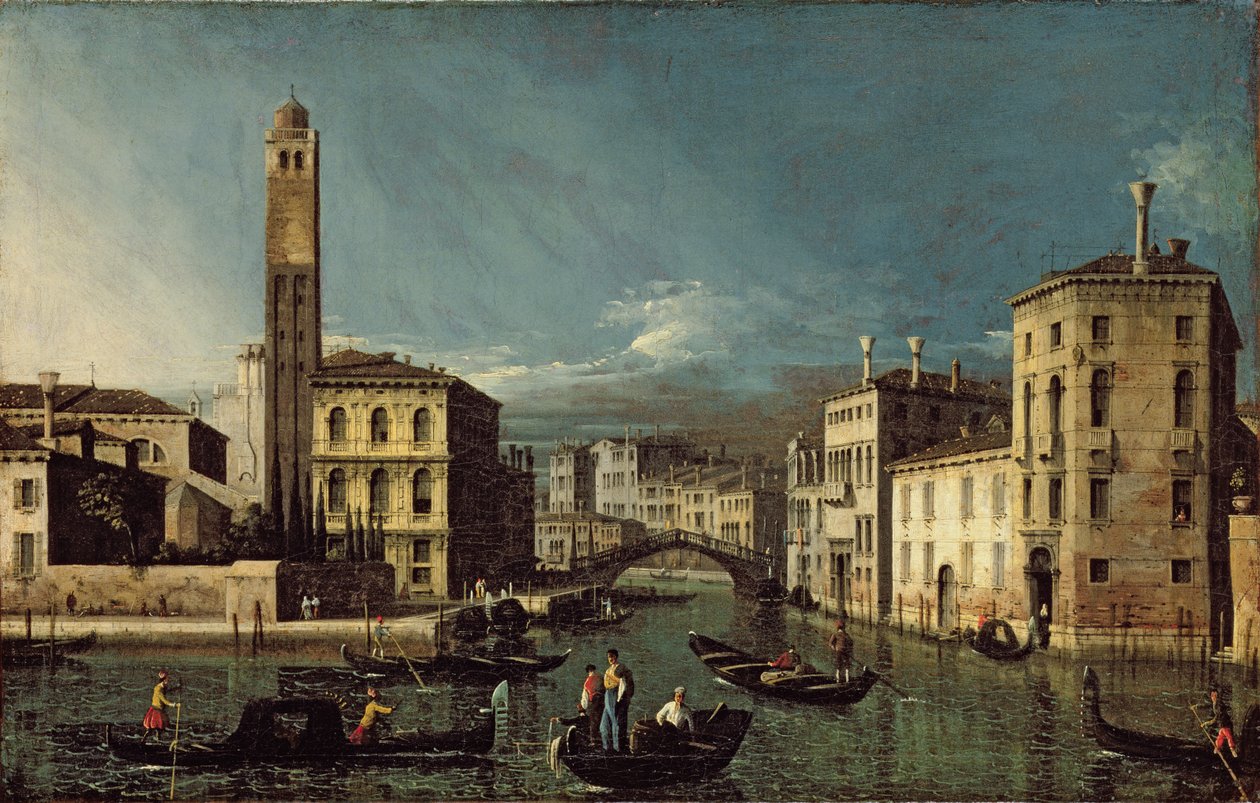 Canal Scene, Velence alkotó: Giovanni Antonio Canal