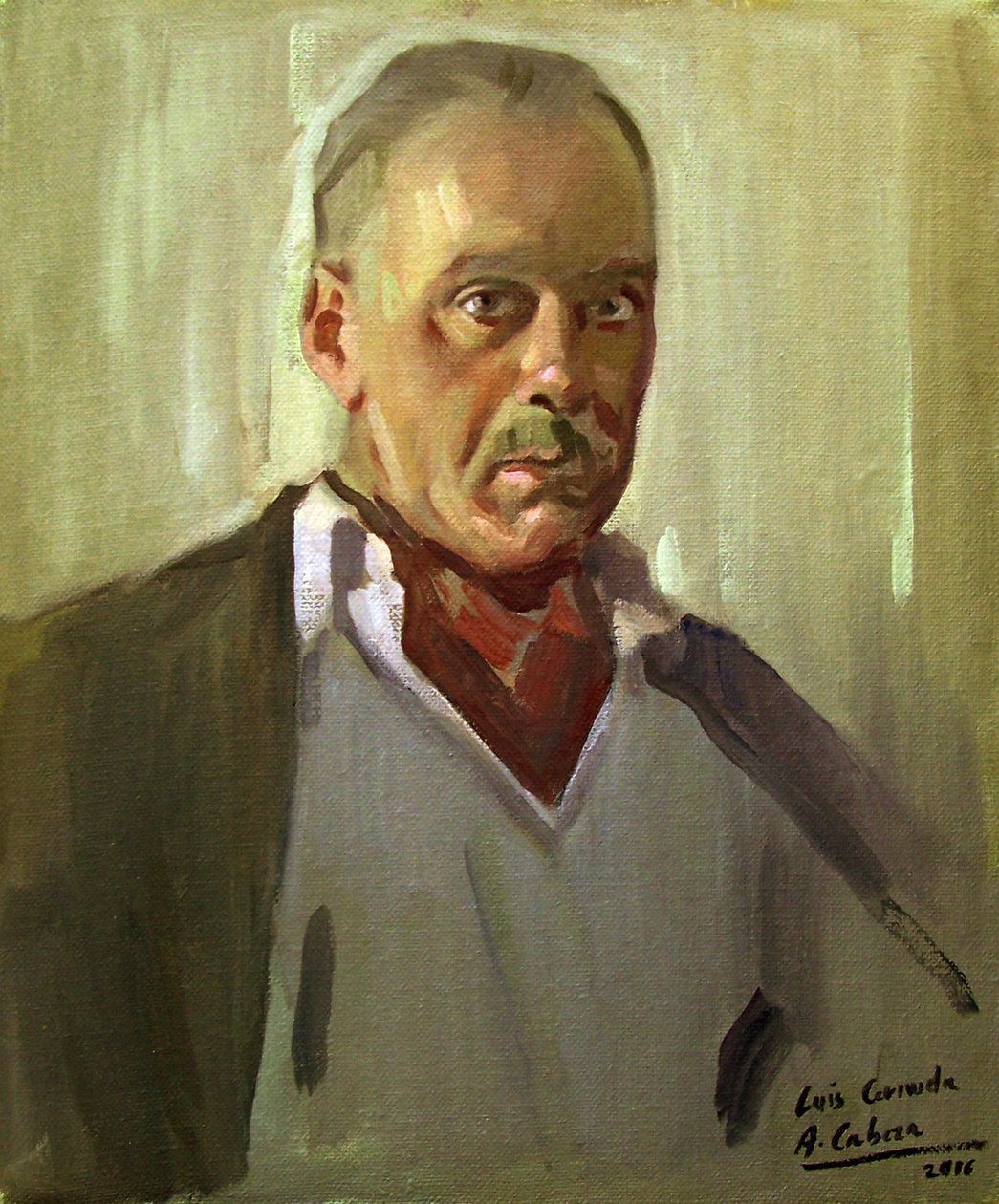Luis Cernuda portréja alkotó: Alejandro Cabeza