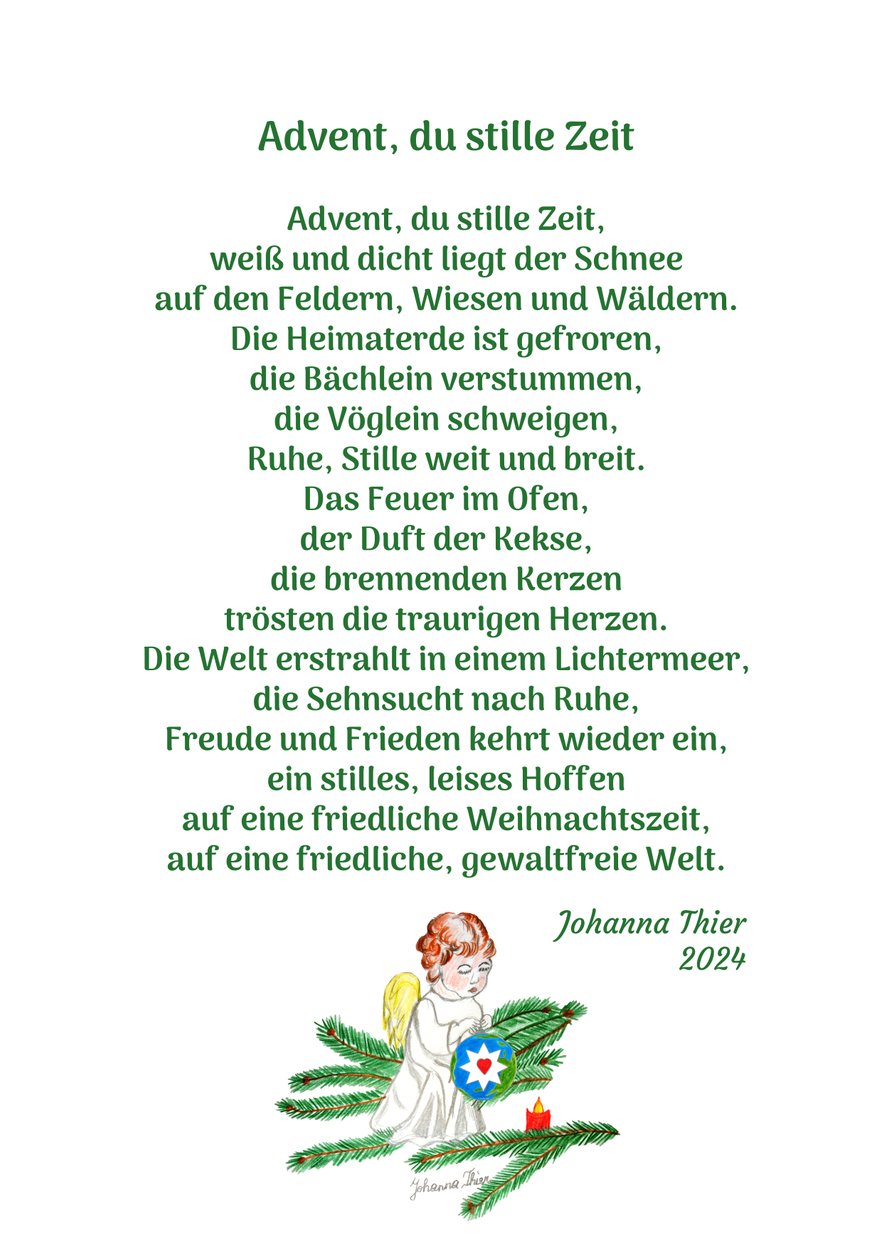 Advent, te csendes idő alkotó: Johanna Thier