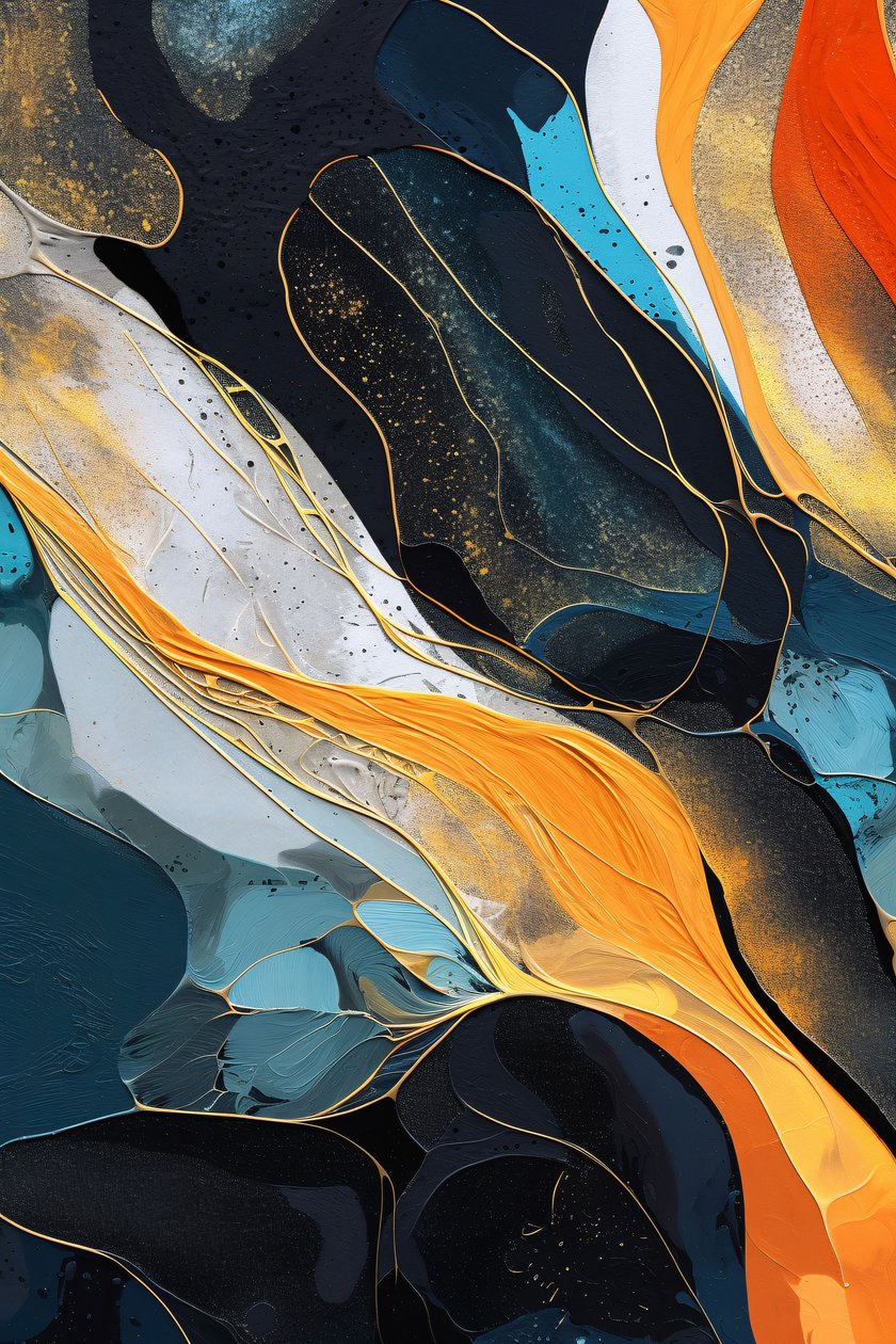 Premium Photo Abstract kék folyékony akvarell, fali dekoráció a nappaliba alkotó: F. Abderrahim
