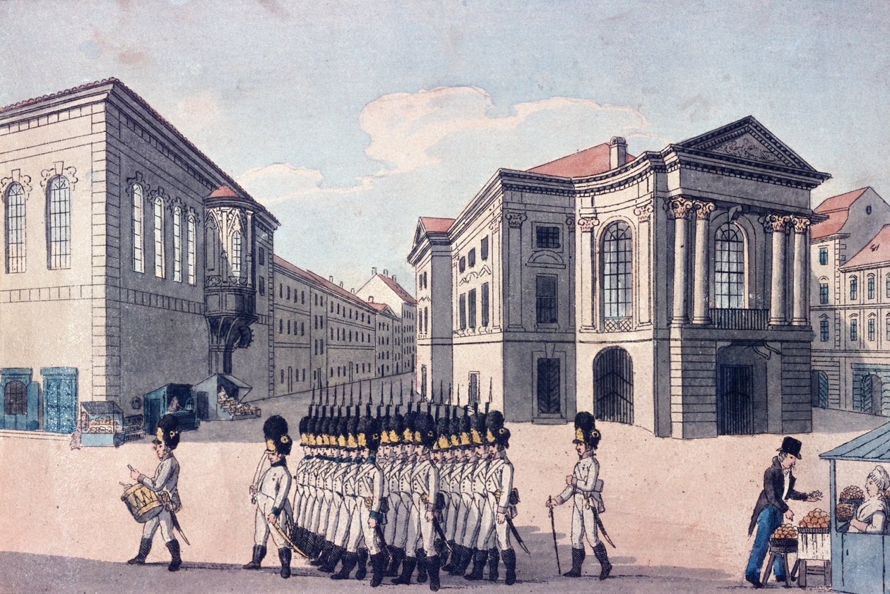 Estates Theatre, Prága, 1810 körül alkotó: A. and Berka, Johann Gustav