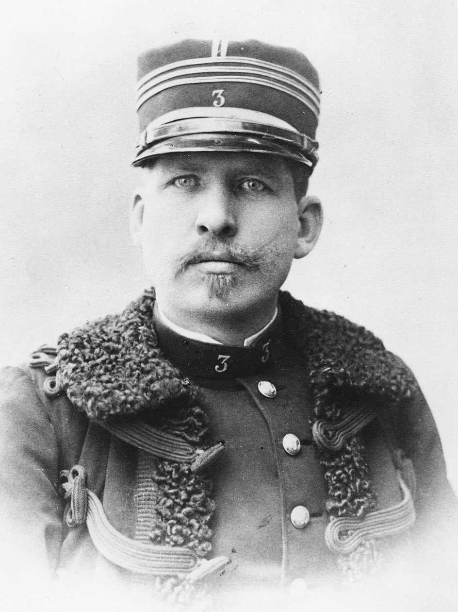 Freystaetter, a Dreyfus-ügy egyik bírájának portréja alkotó: A. Gerschel