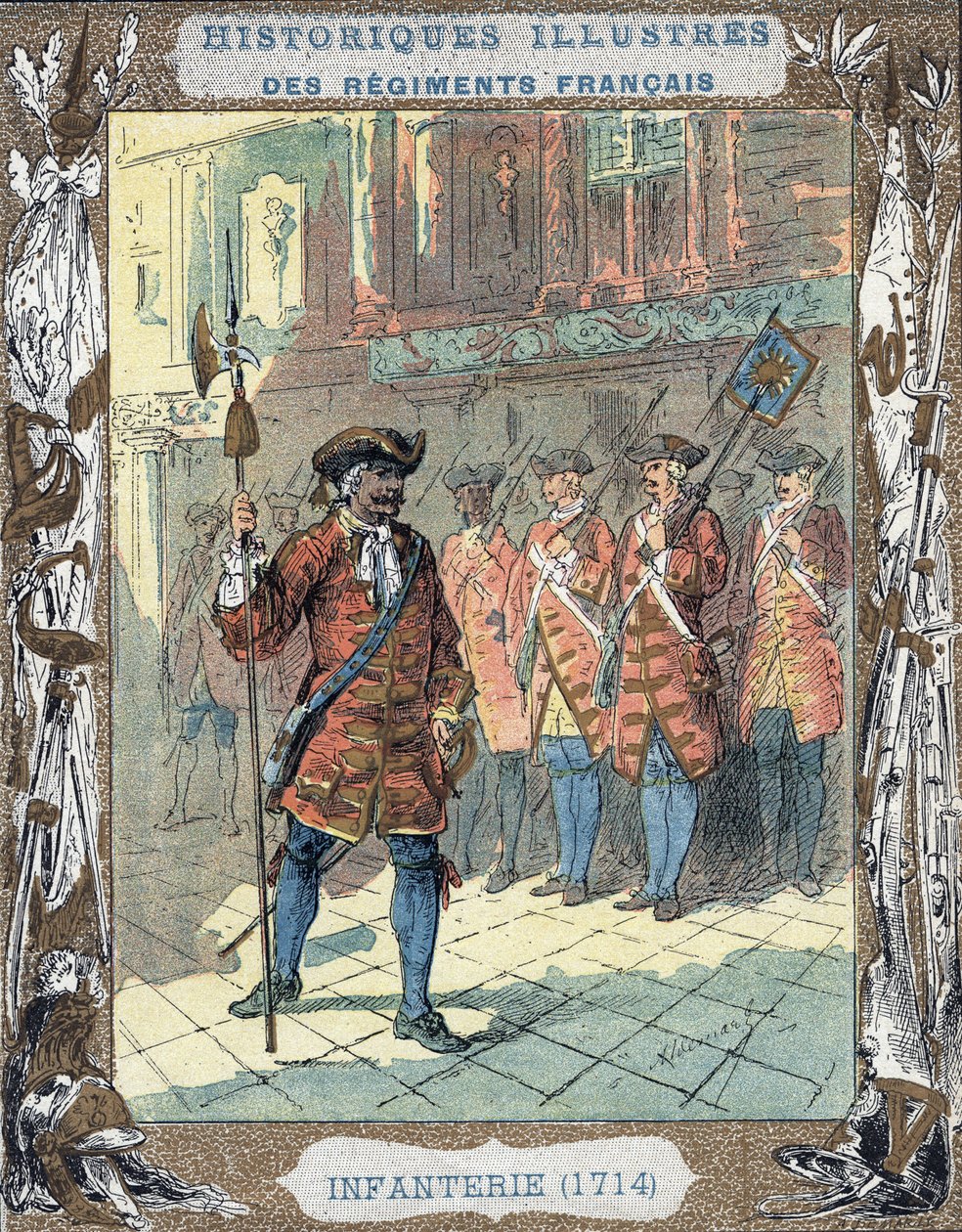 francia gyalogság alkotó: A. Demarle