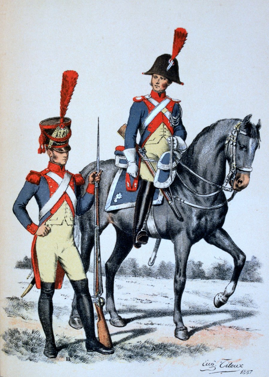 Párizsi császári csendőrség, 1813-1887 alkotó: A. Lemercier