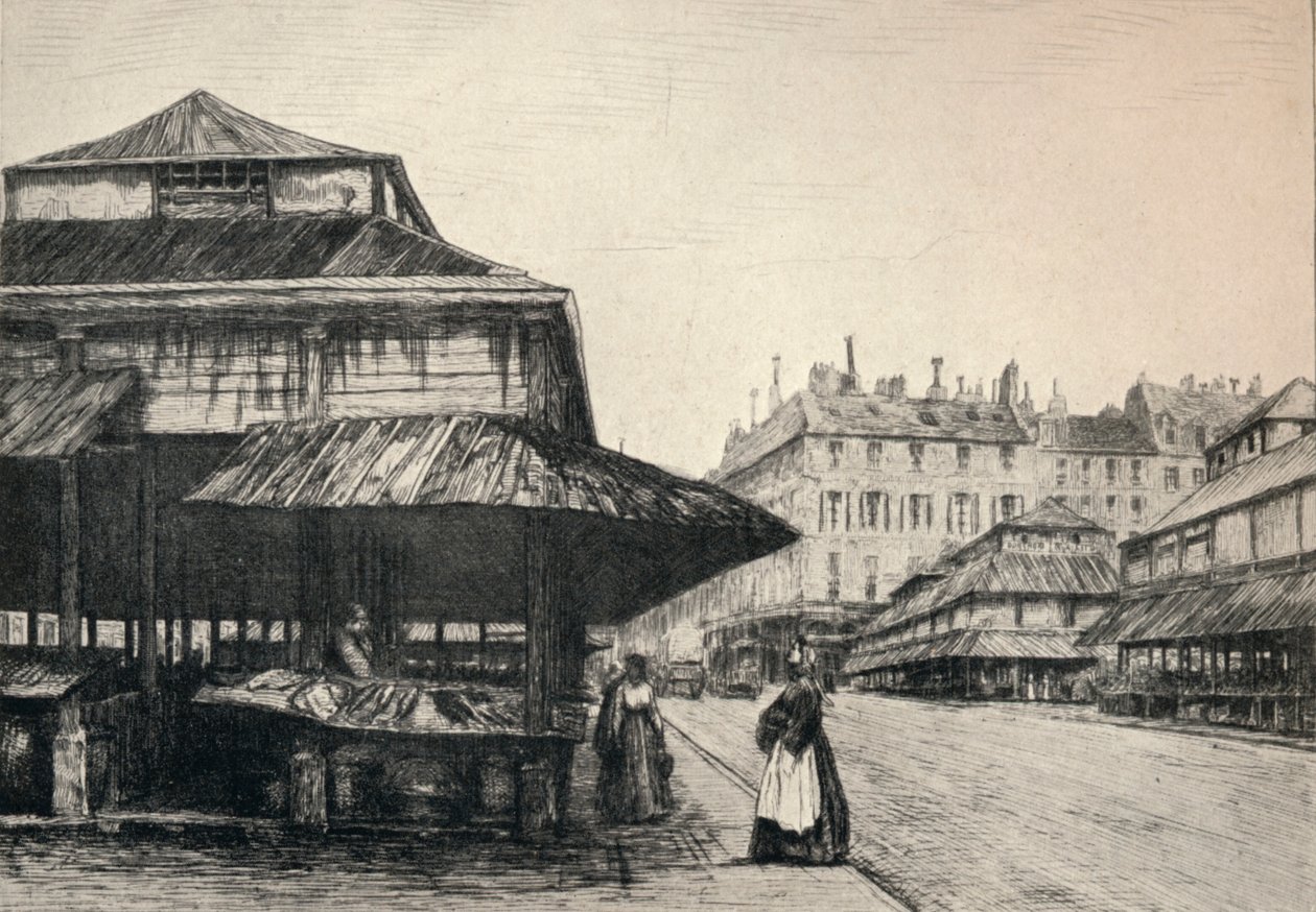 A St Honore piac, 1915 alkotó: A. P. Martial