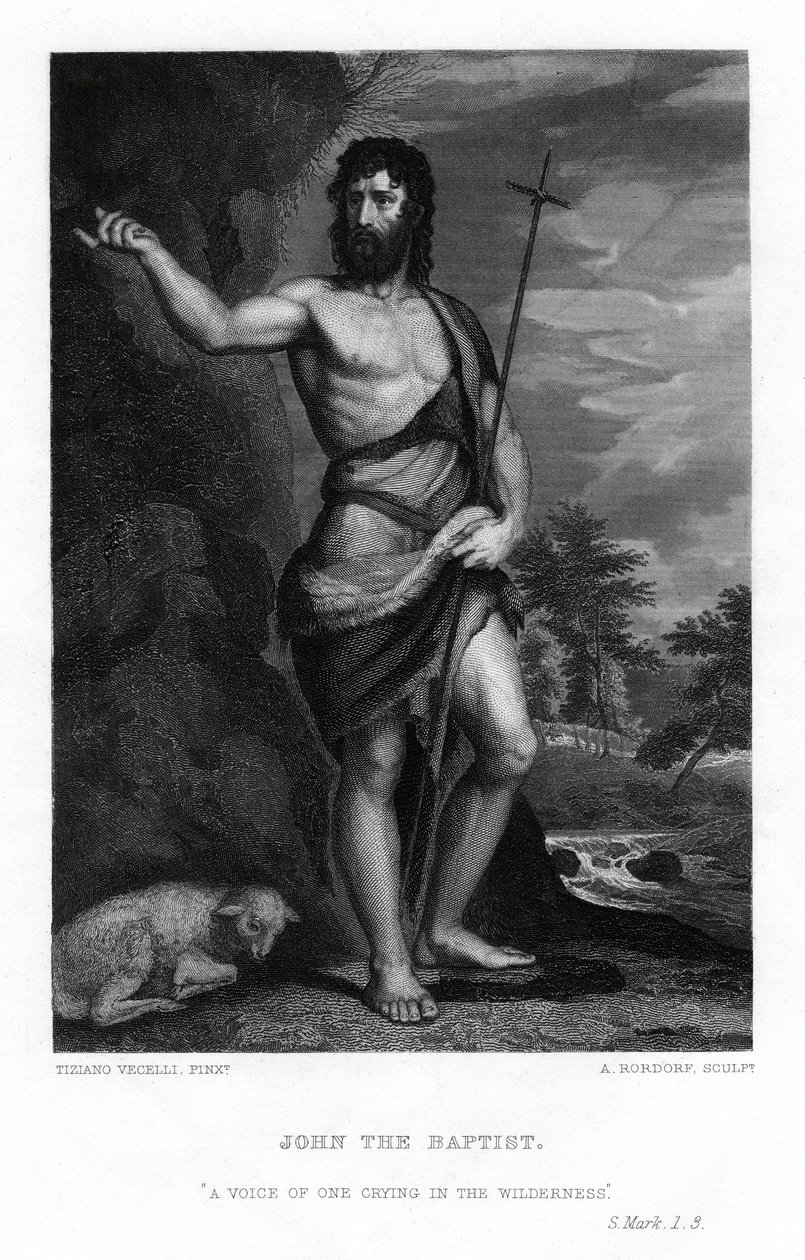 Keresztelő János, XIX alkotó: A. Rordorf