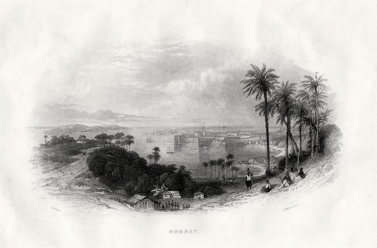 Bombay, India, 1860 alkotó: A. Willmore