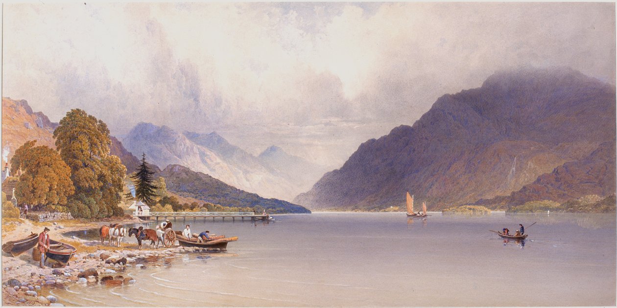 A Luss-i móló, Loch Lomond alkotó: Aaron Edwin Penley
