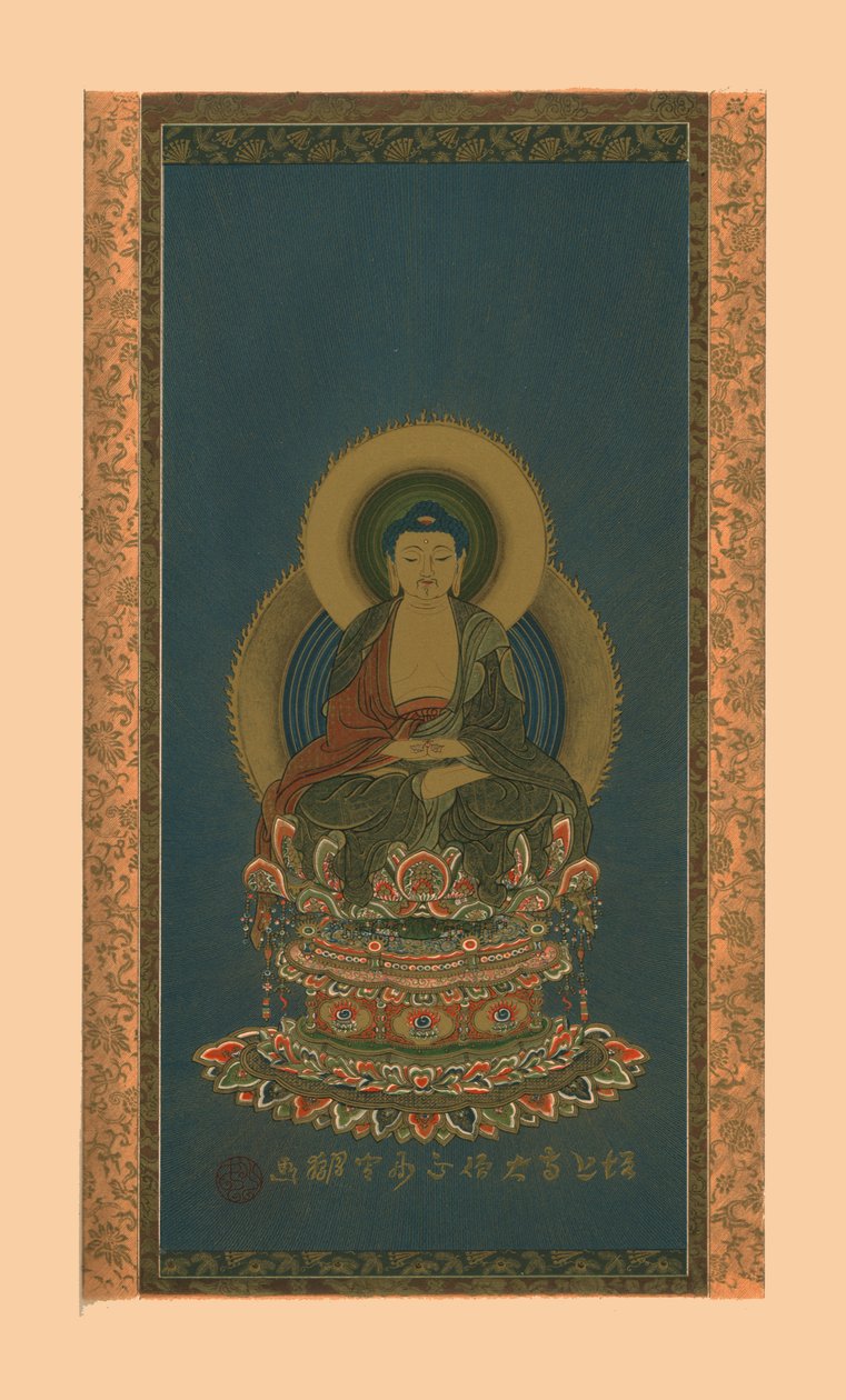 Amitabha, 19. század eleje, 1886. alkotó: Abbot of Zojoji