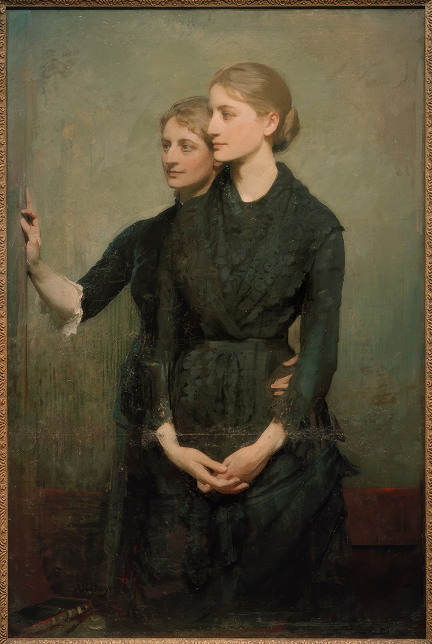 A nővérek alkotó: Abbott H. Thayer