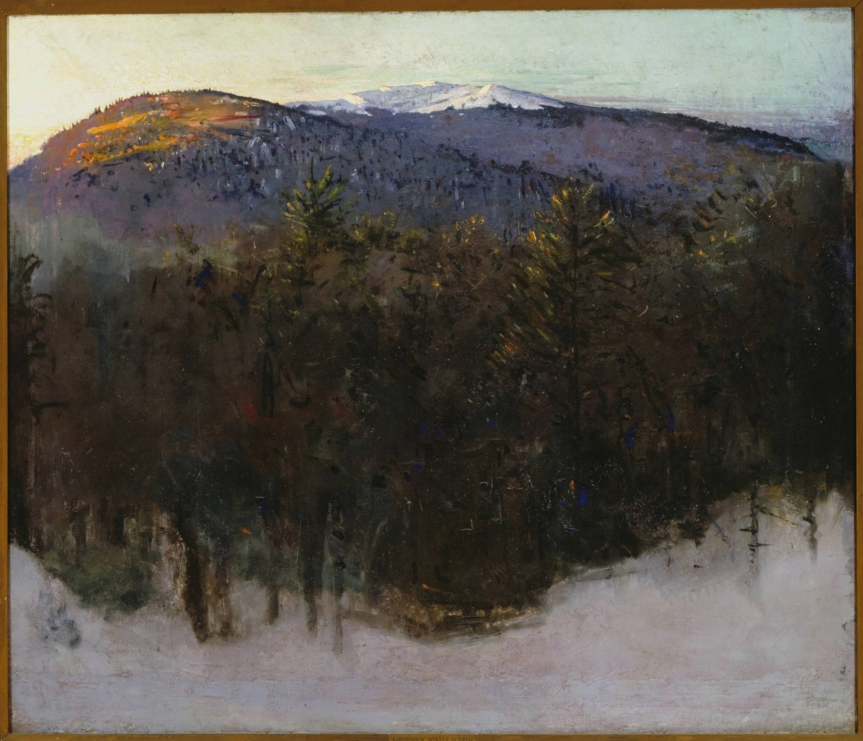 Monadnock, téli napfelkelte alkotó: Abbott Handerson Thayer