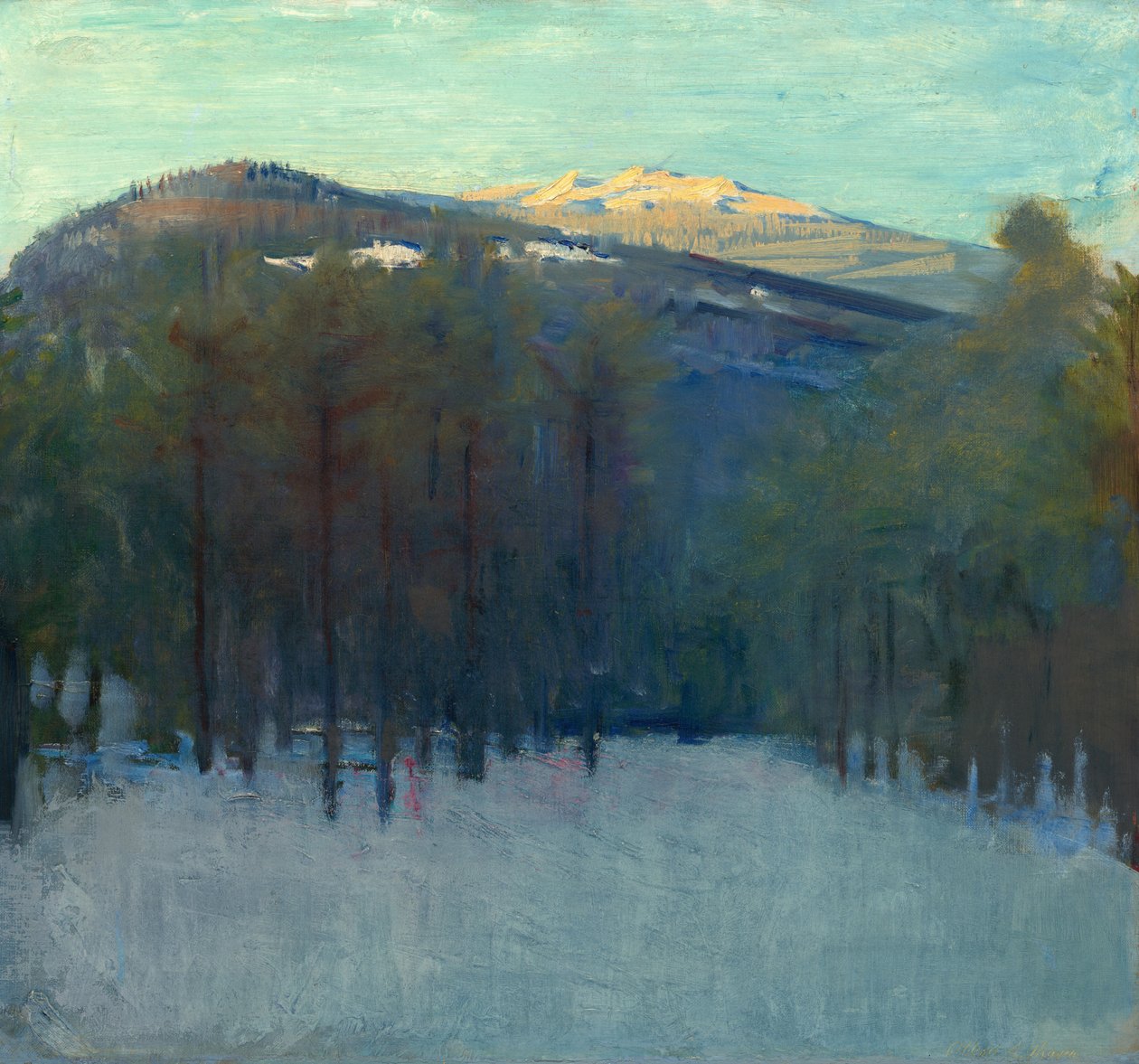 Mount Monadnock, valószínűleg 19111914. alkotó: Abbott Handerson Thayer