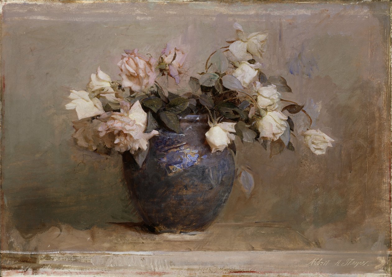 Rózsák, 1890. alkotó: Abbott Handerson Thayer