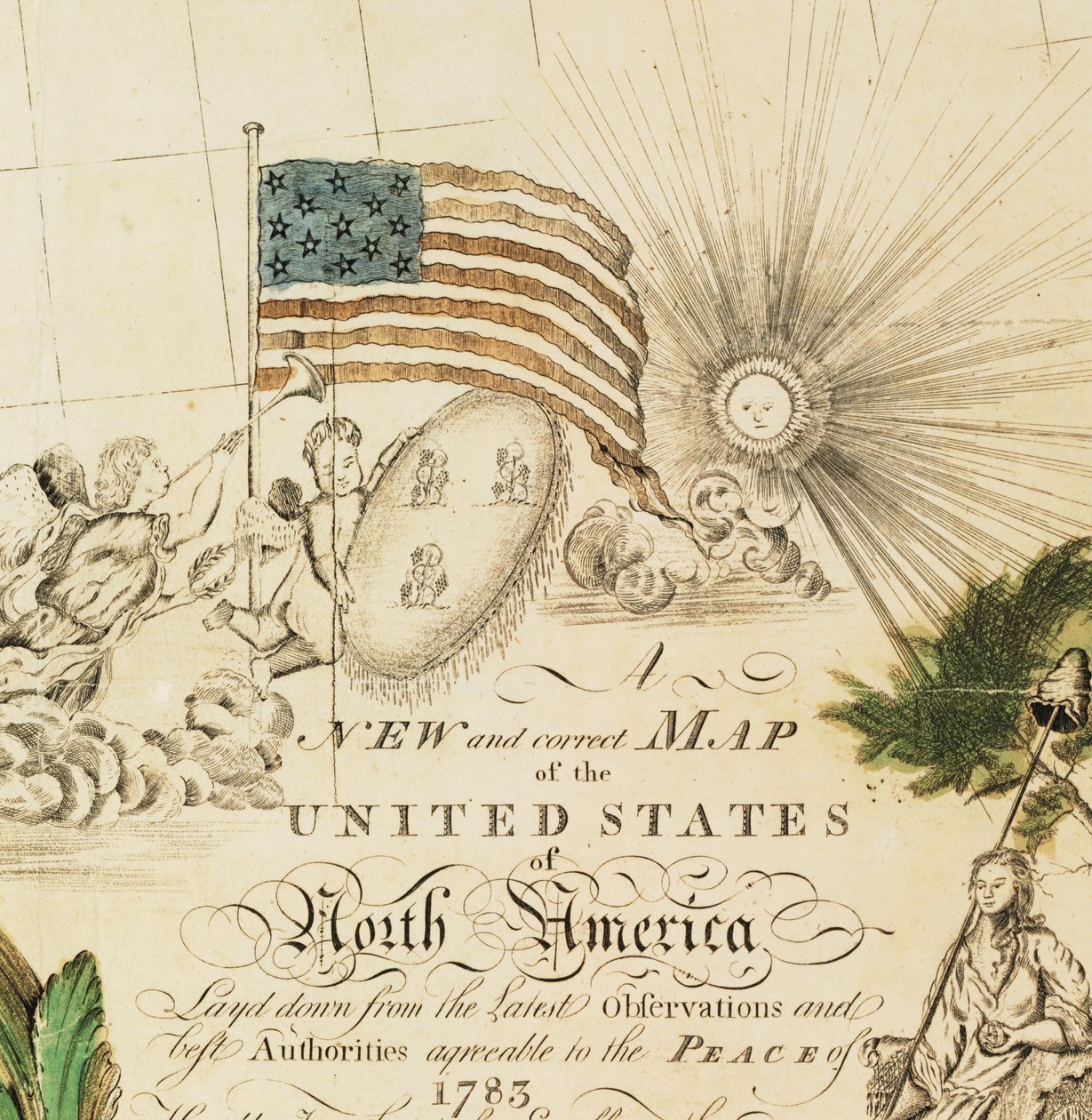 Amerika első nemzeti térképe, 1784 alkotó: Abel Buell