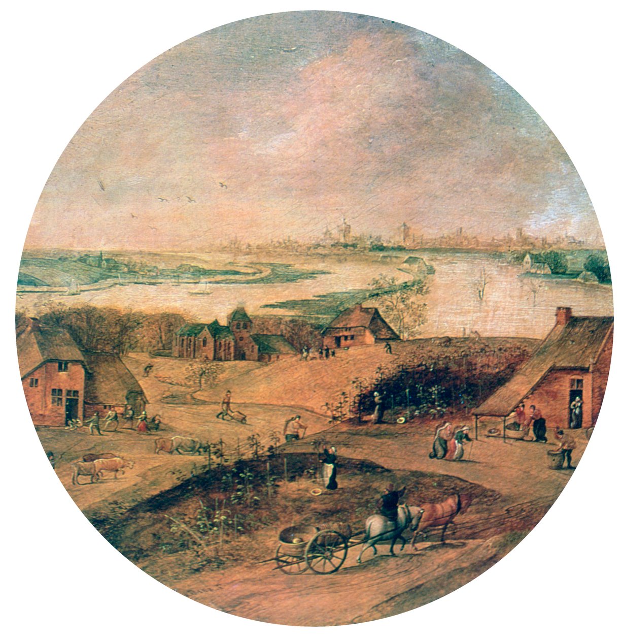 "A négy évszak, ősz", c1600 alkotó: Abel Grimmer