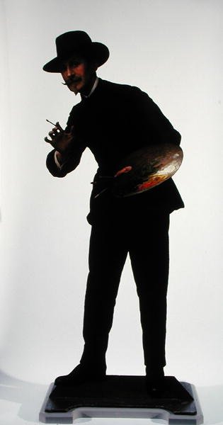 Chatourne (olaj, panel és fém) alkotó: Abel Truchet