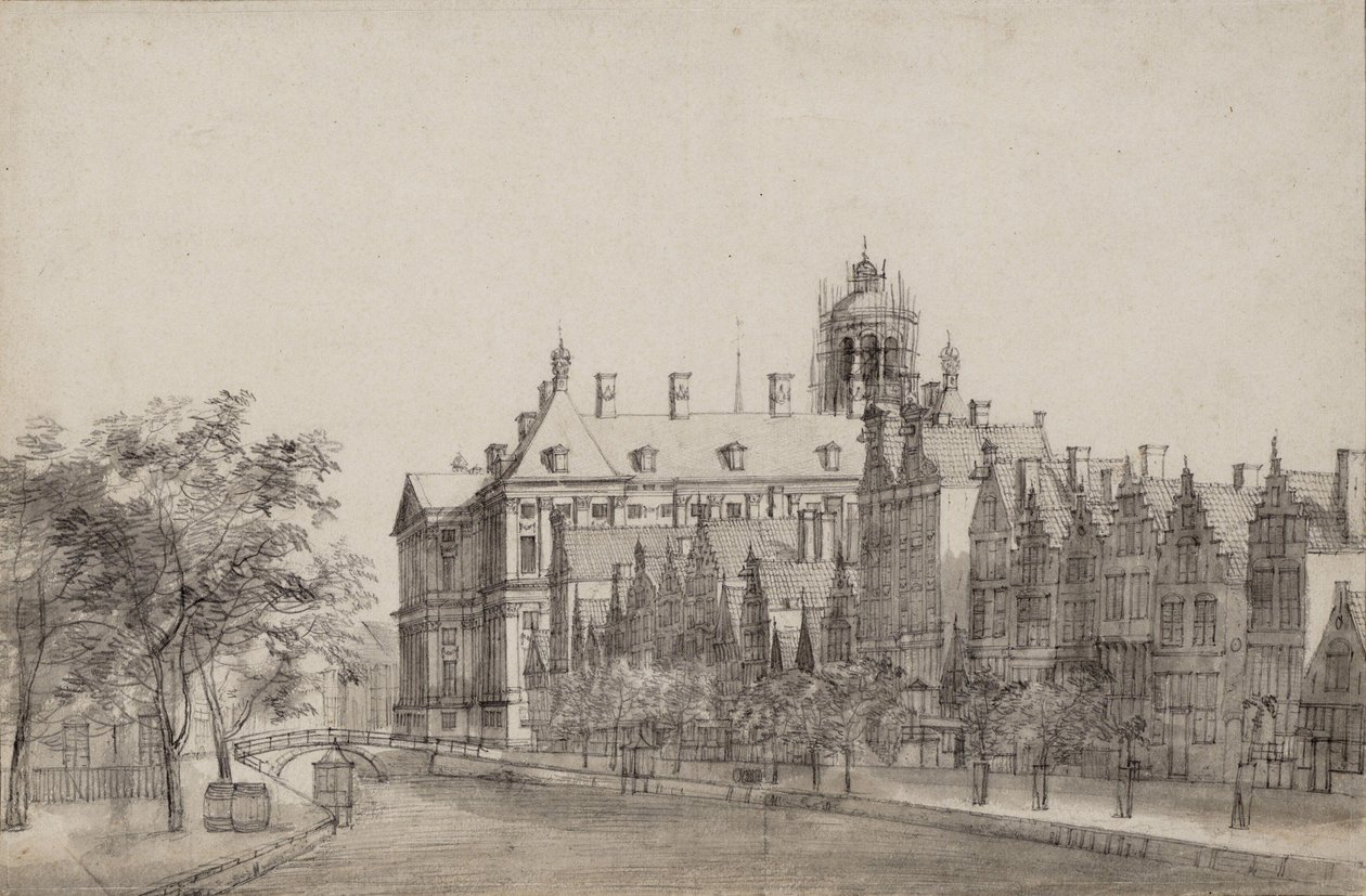Nieuwezijds Voorburgwal, Amszterdam alkotó: Jan Abrahamsz. Beerstraten