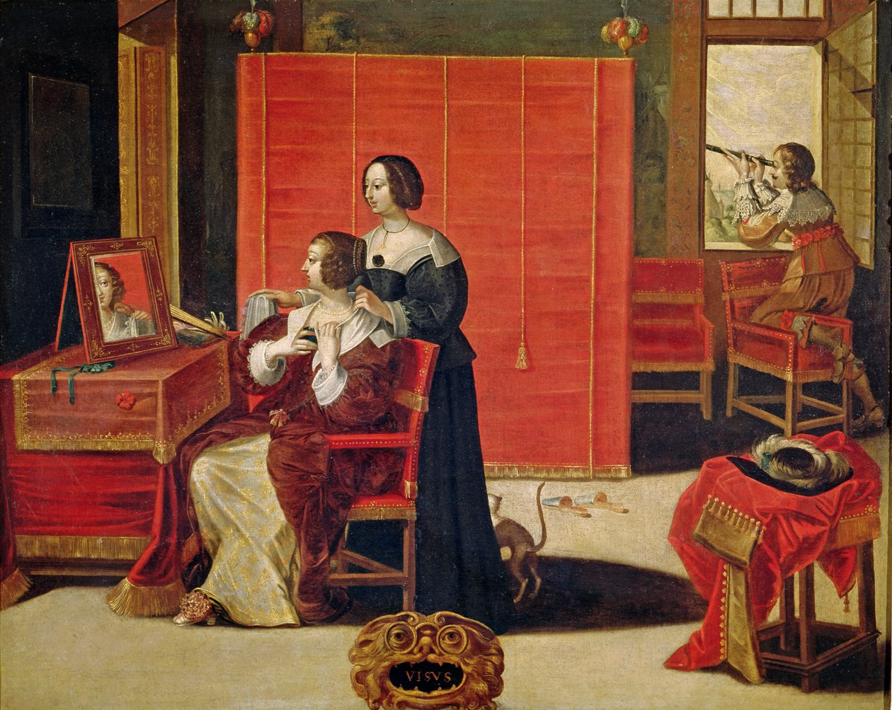 Az öt érzék – látás alkotó: Abraham Bosse