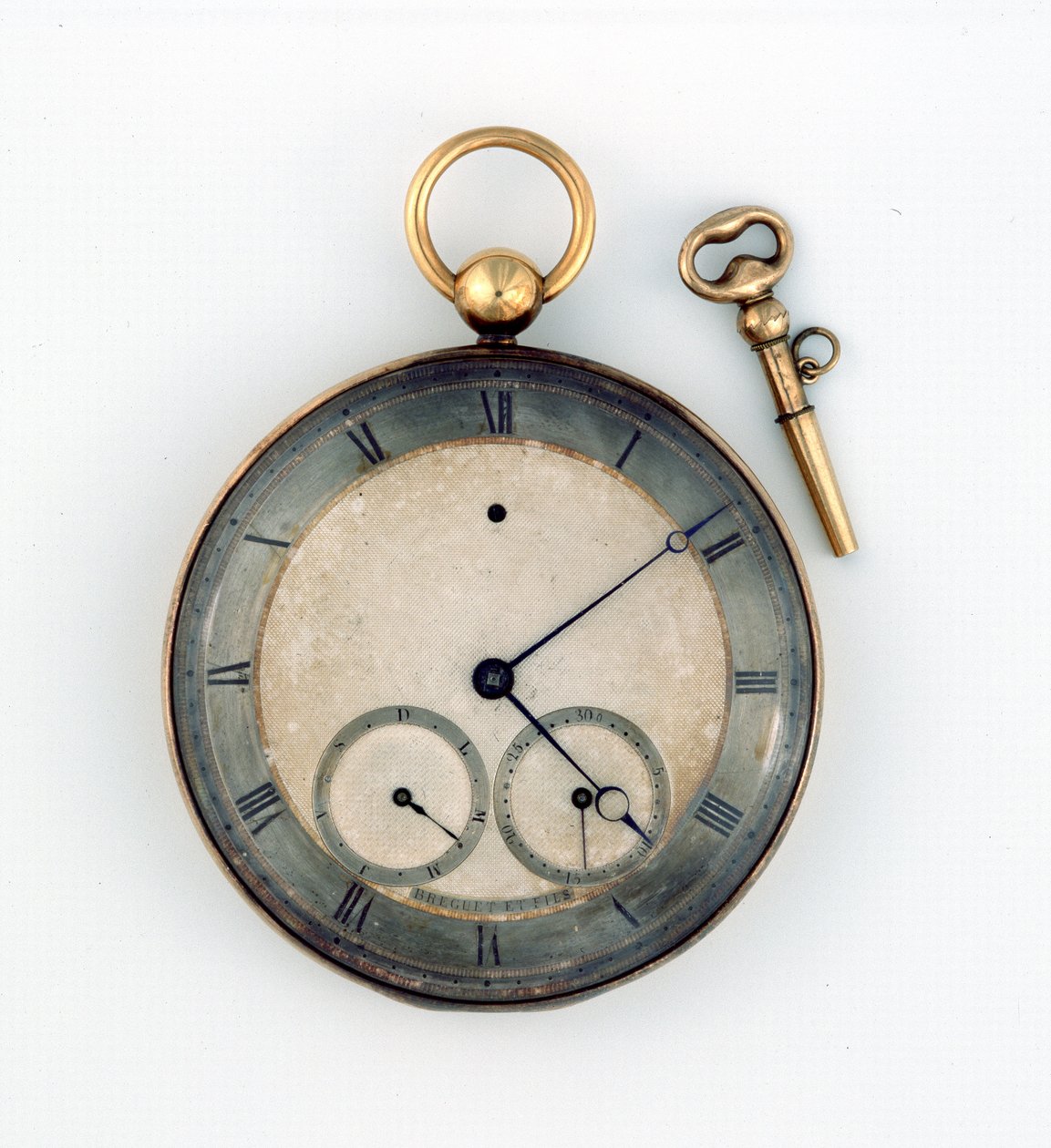 Arany óra Napóleon kulccsal, 1815 körül (arany és egyéb fém) alkotó: Abraham Louis Breguet