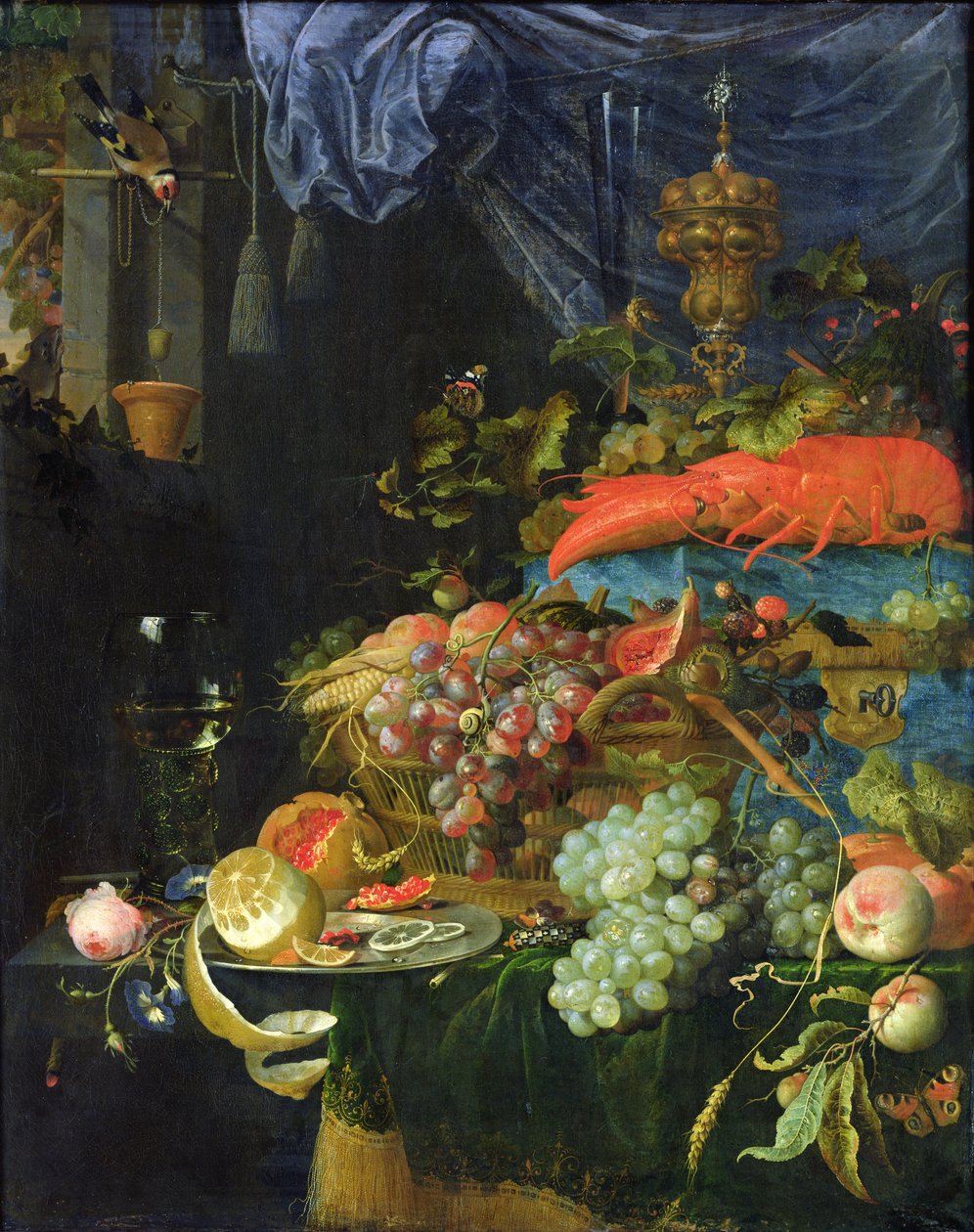 Csendélet alkotó: Abraham Mignon
