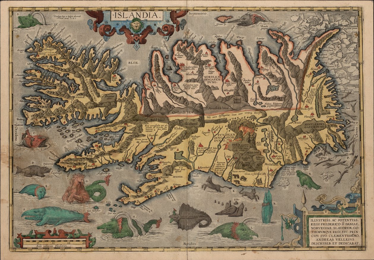 A. Velleius. Izland alkotó: Abraham Ortelius