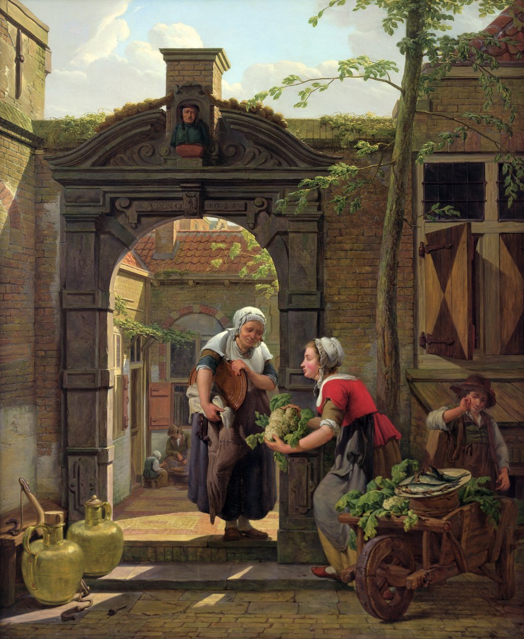 A piaci nő alkotó: Abraham van Strij