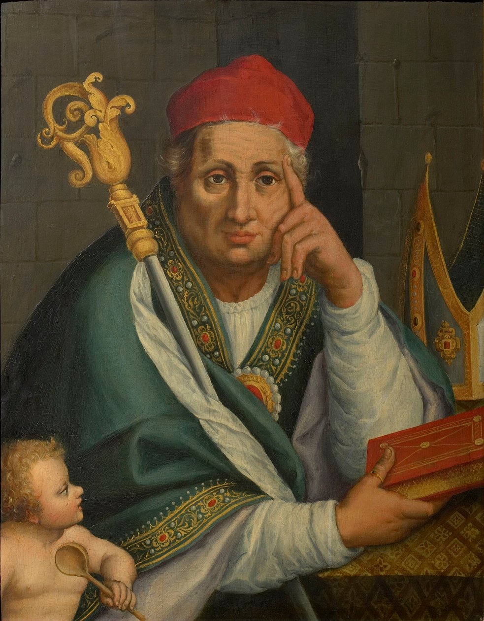 Víziló Ágoston. alkotó: Abraham Bloemaert