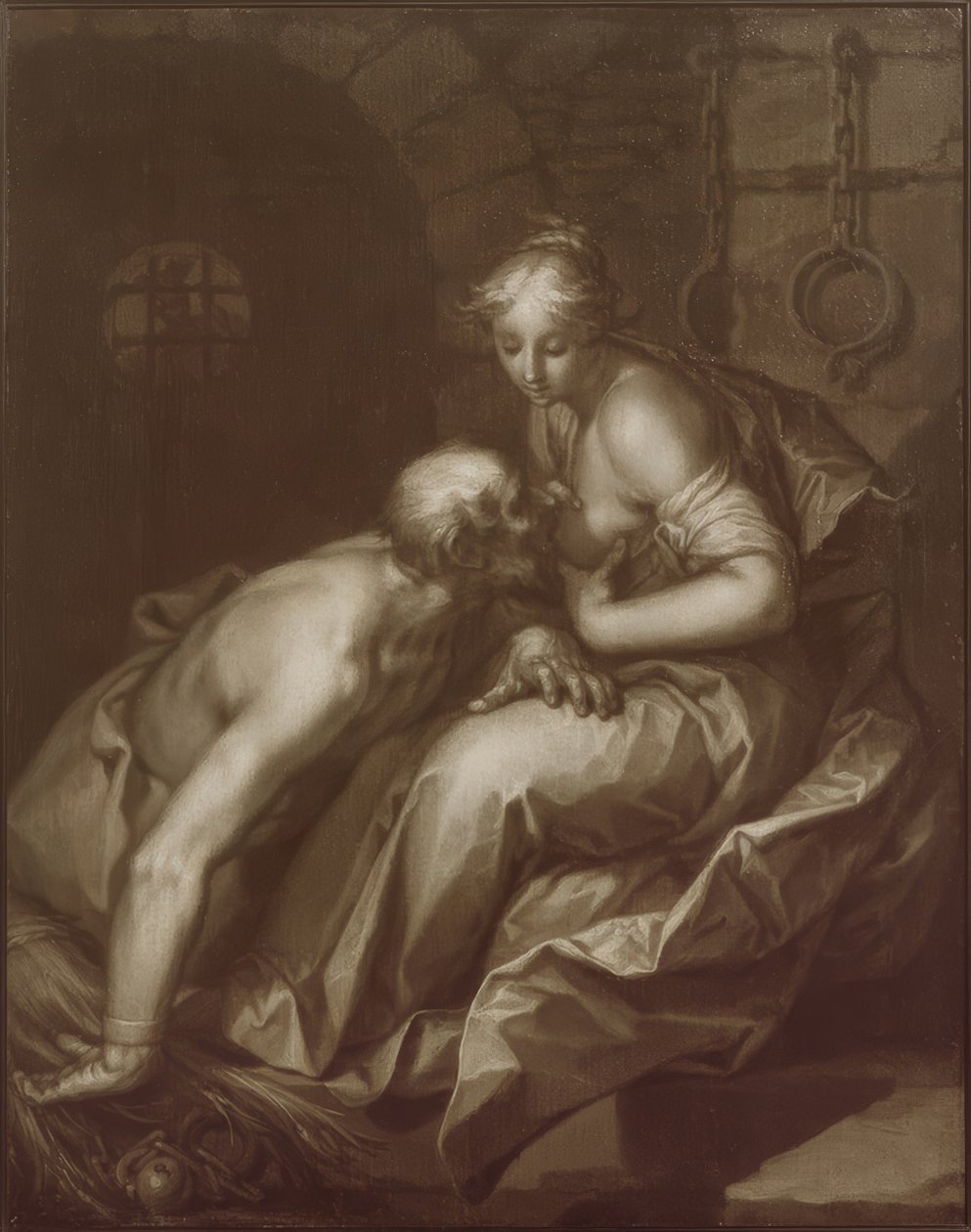 Caritas Romana alkotó: Abraham Bloemaert
