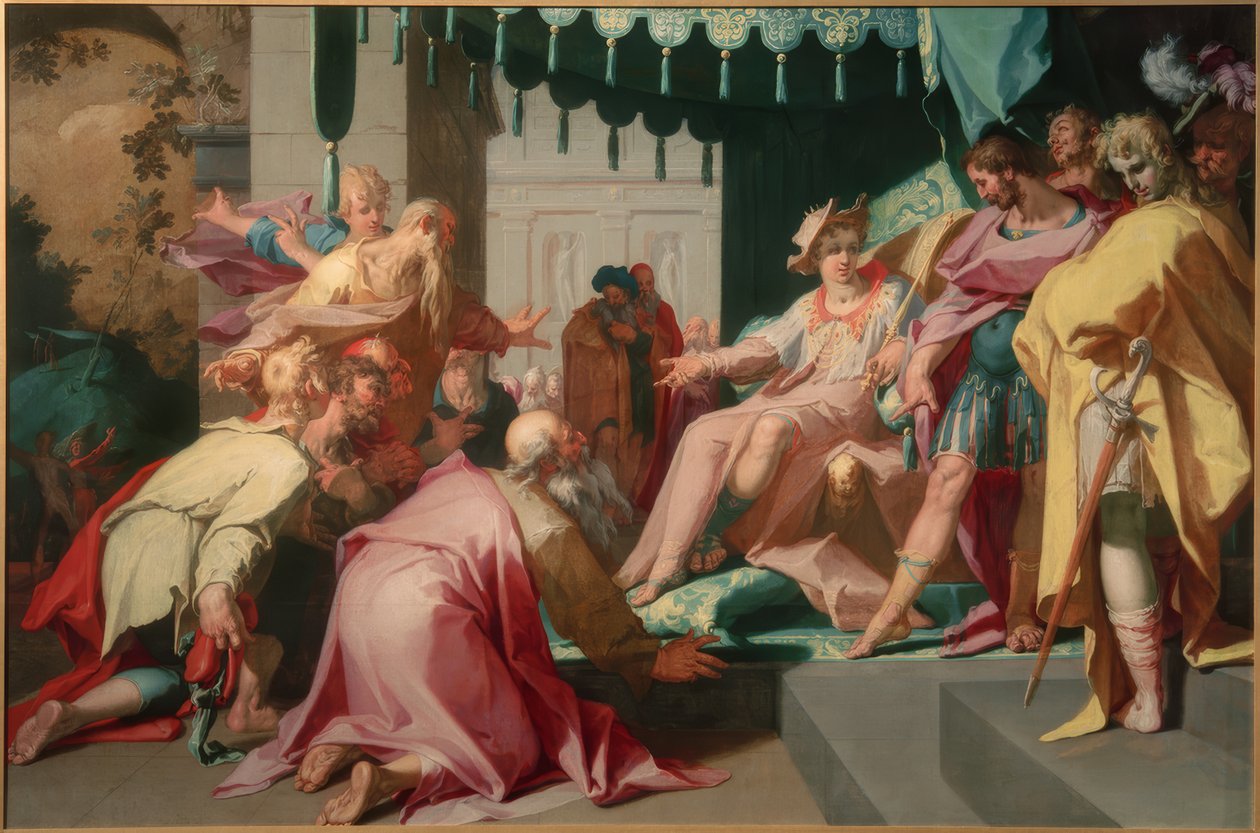 József és testvérei alkotó: Abraham Bloemaert