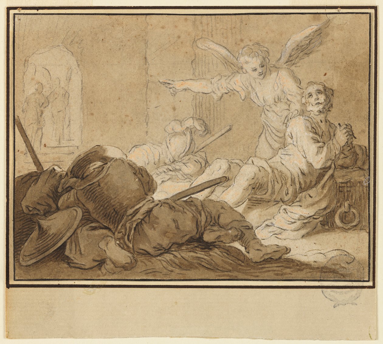 Szent Péter felszabadítása alkotó: Abraham Bloemaert