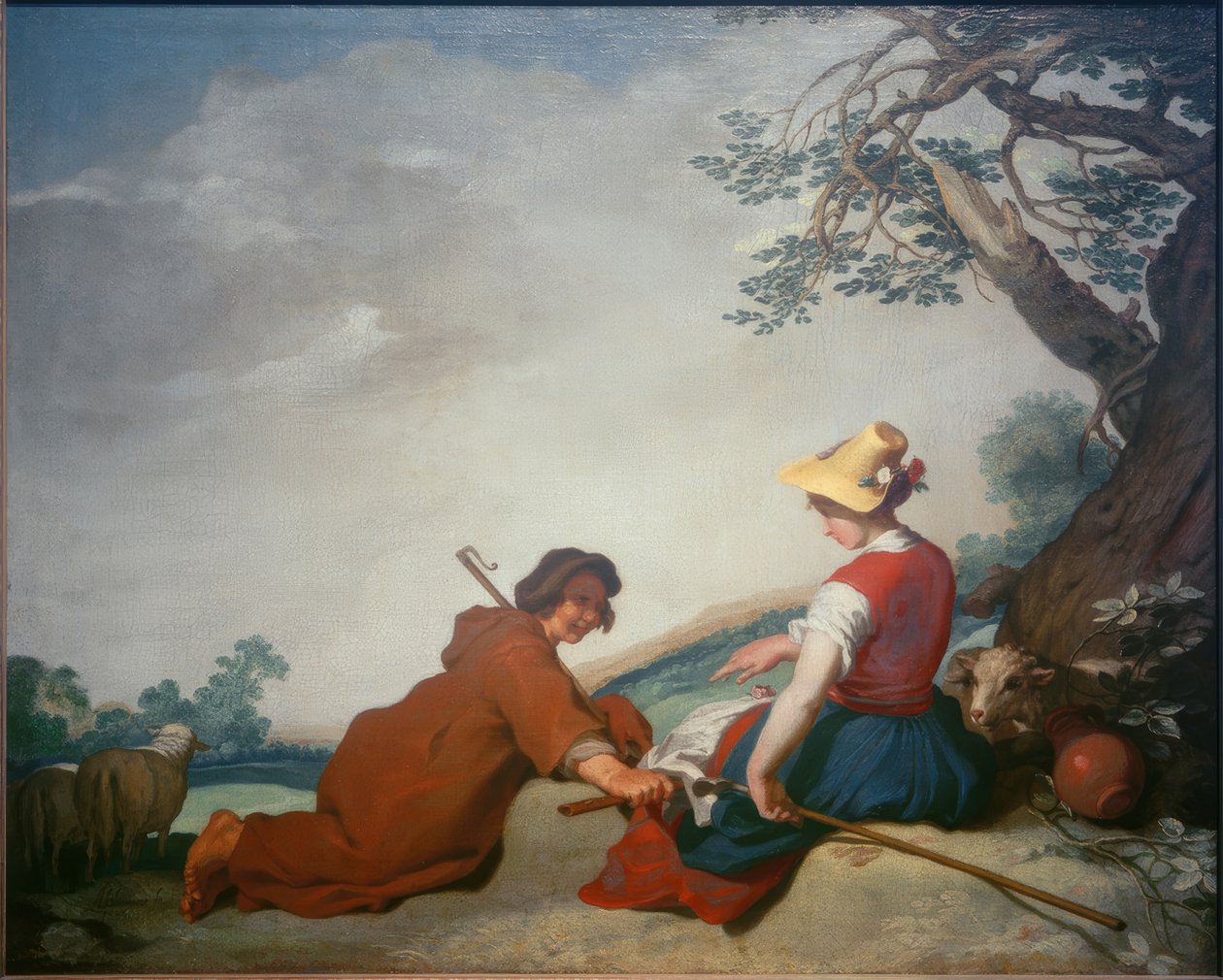 Lelkipásztori jelenet alkotó: Abraham Bloemaert