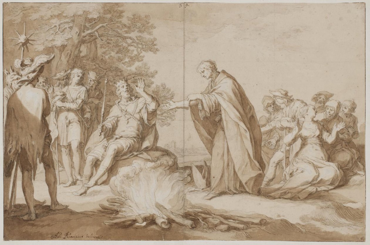 Poppo tűzpróbája alkotó: Abraham Bloemaert