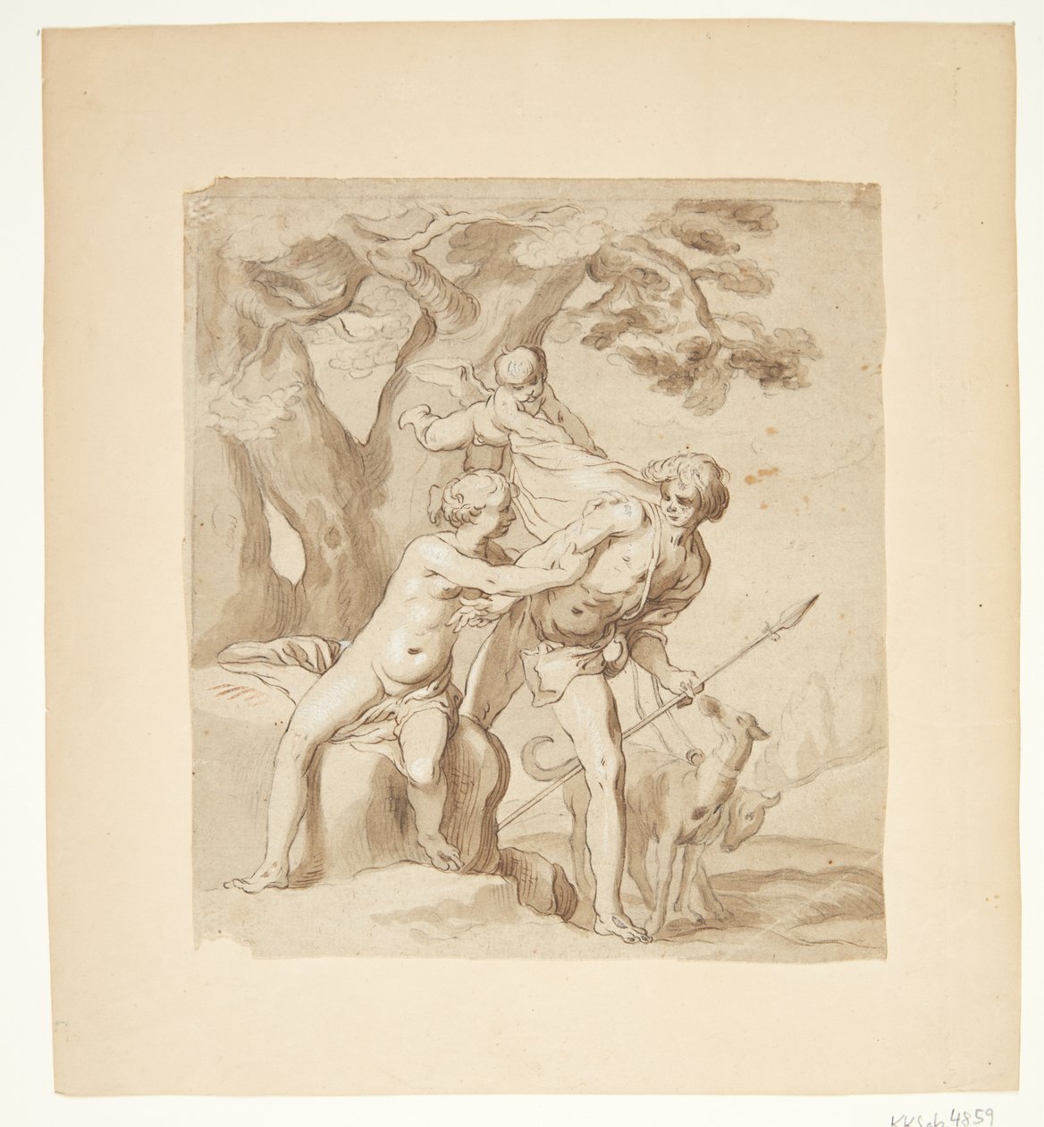 Vénusz és Adonisz alkotó: Abraham Bloemaert