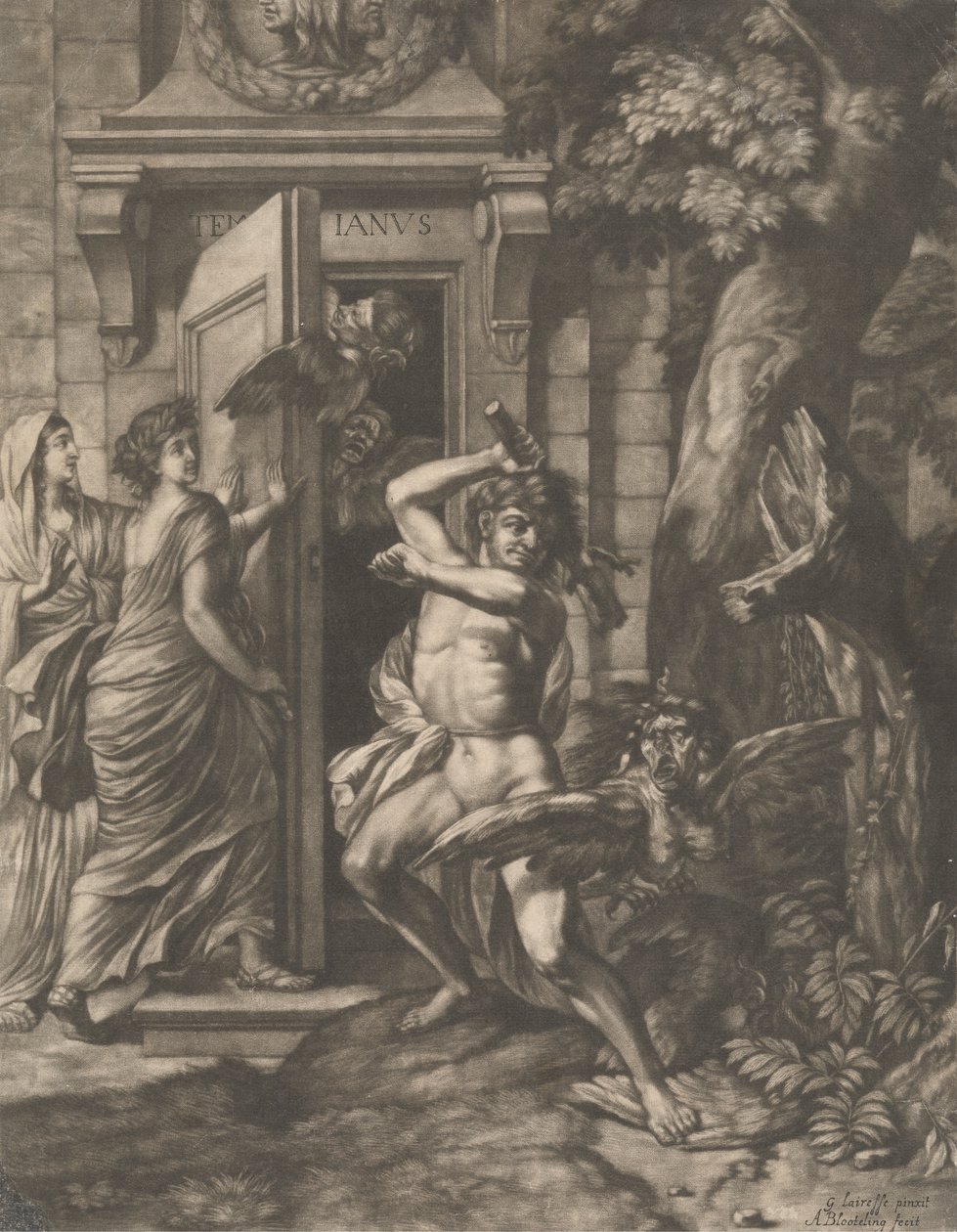 Herkules Janus temploma előtt alkotó: Abraham Blooteling