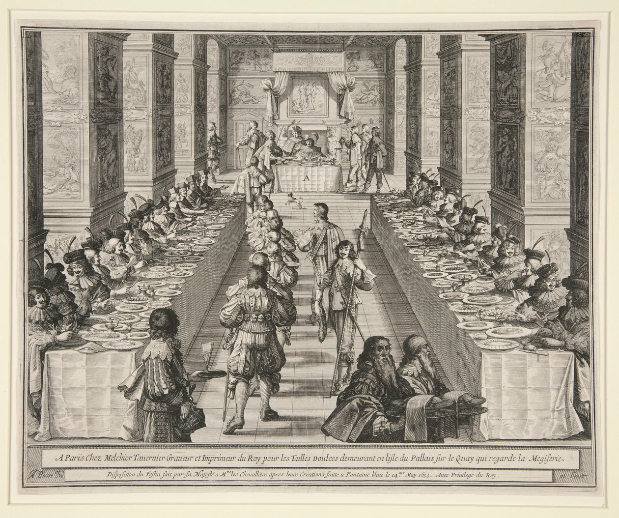 Ünnepi rendezés, tól alkotó: Abraham Bosse