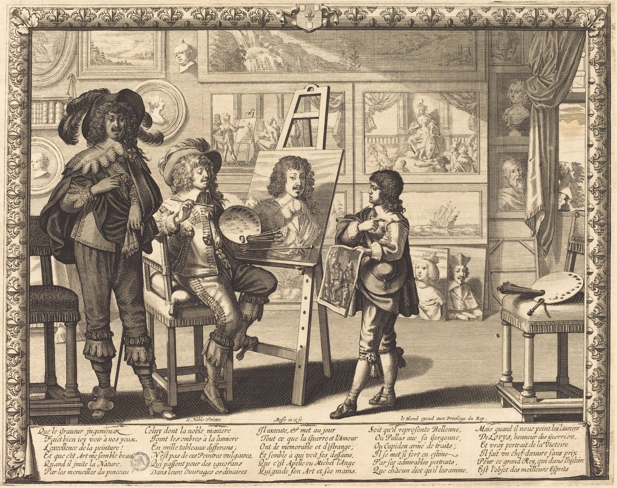 a nemes festő alkotó: Abraham Bosse