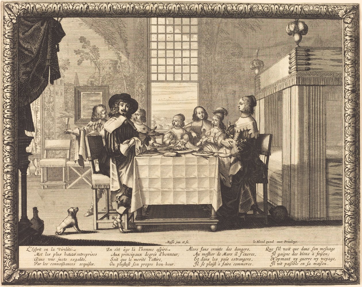 Férfiasság alkotó: Abraham Bosse