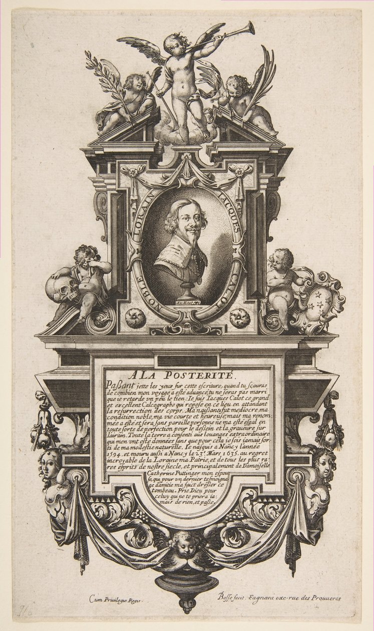 Jacques Callot portréja, kb. 1636. alkotó: Abraham Bosse