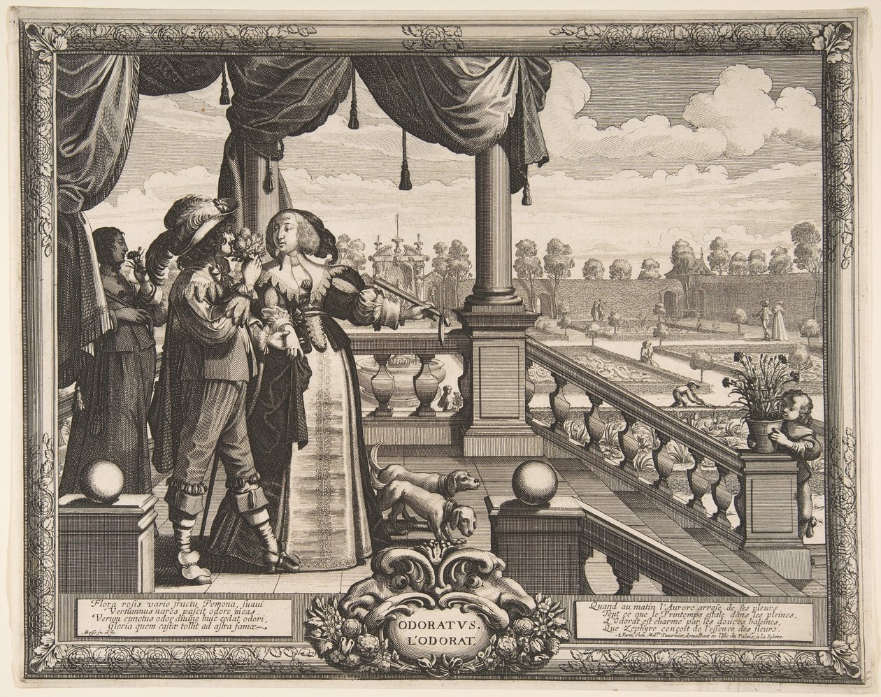 Szag, kb. 1638. alkotó: Abraham Bosse