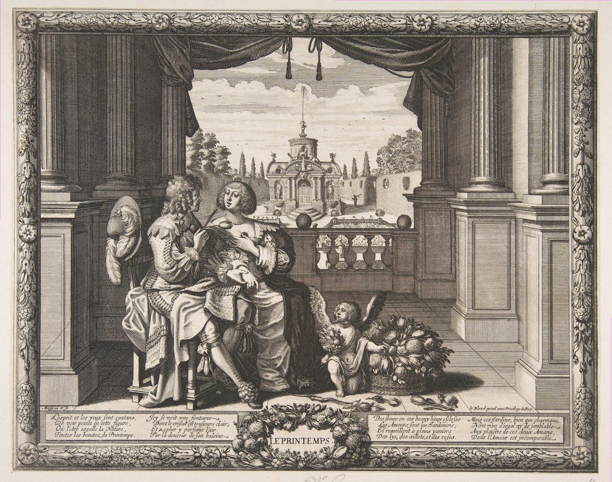 tavasz, 1635-37. alkotó: Abraham Bosse