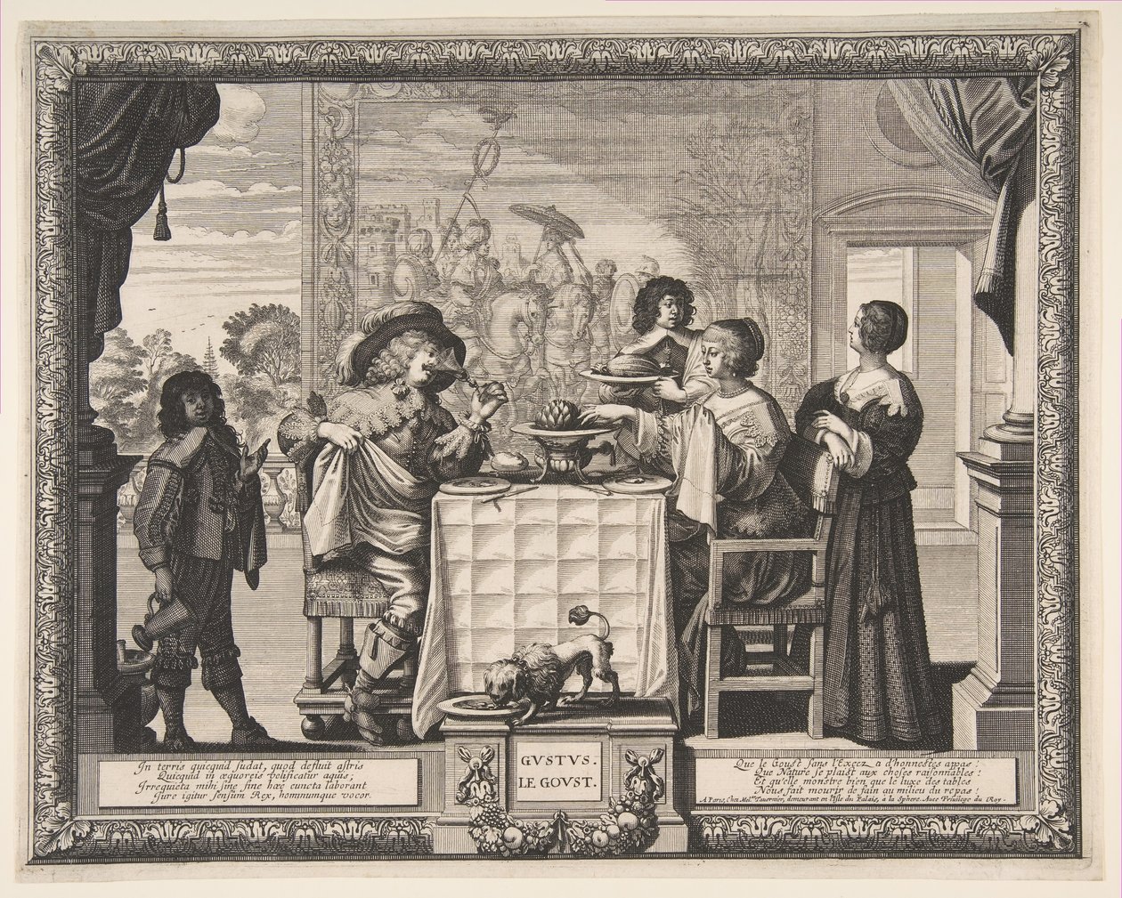 Íz, 1635-38. alkotó: Abraham Bosse