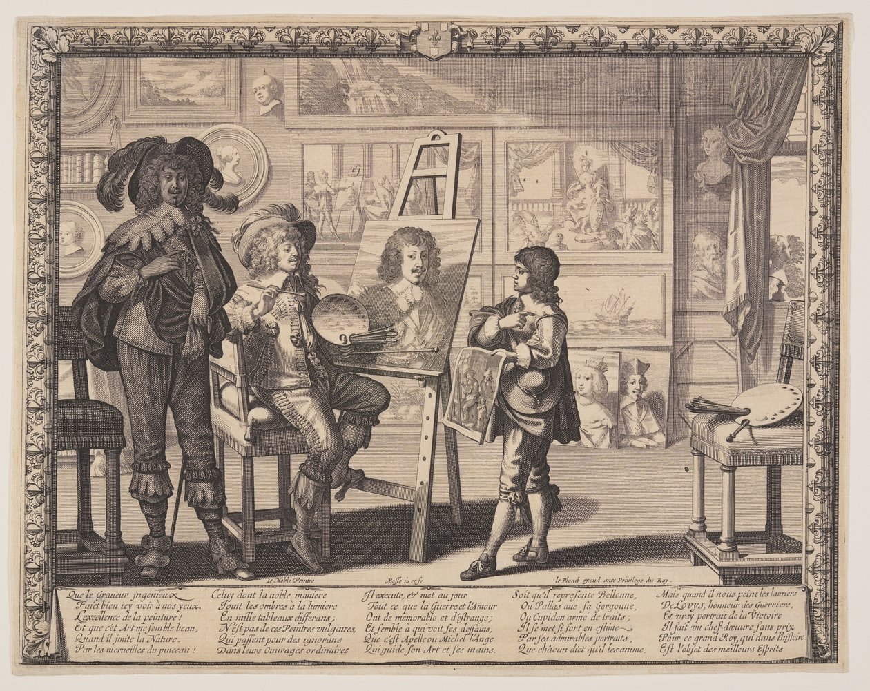 A nemes festő alkotó: Abraham Bosse