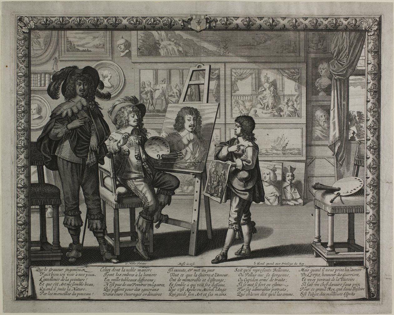 A nemes festő alkotó: Abraham Bosse