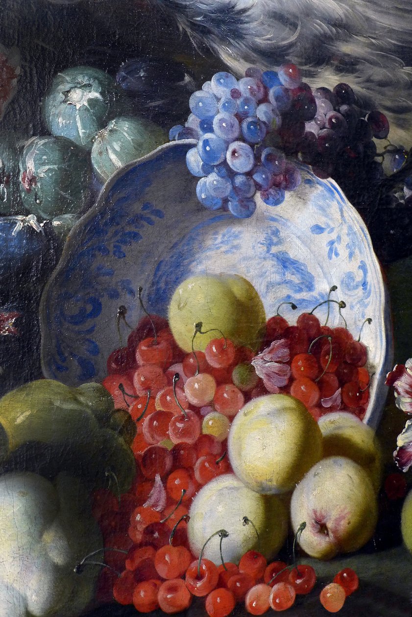 Virágok, gyümölcsök, madarak alkotó: Abraham Brueghel