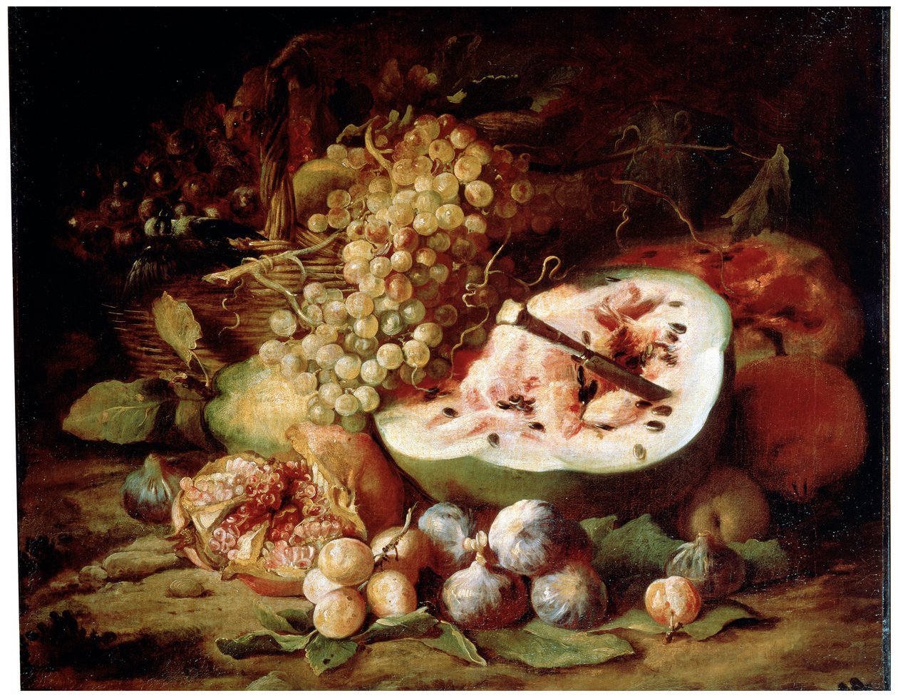 Gyümölcsök, 1670-es évek. alkotó: Abraham Brueghel