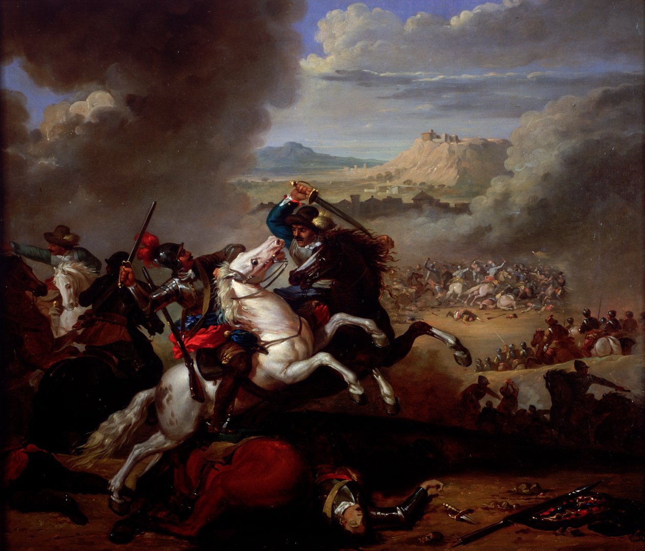 „Battle Piece”, c1807-c1868. alkotó: Abraham Cooper